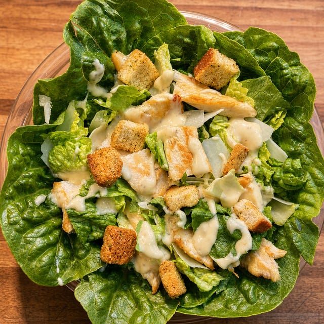 Grilled Chicken Caesar.